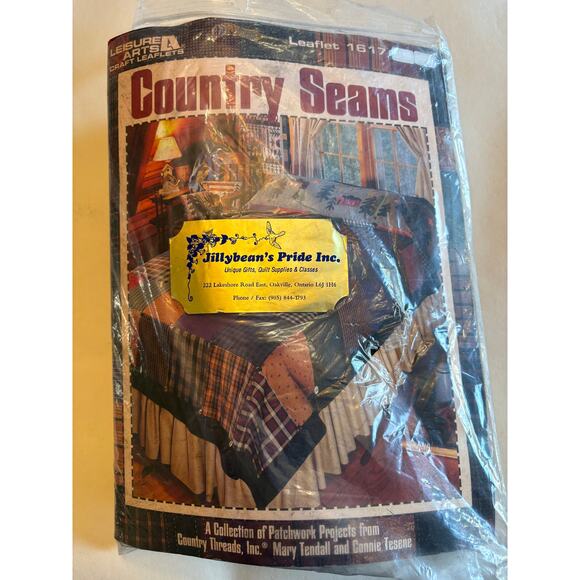Vintage 1995 Patchwork Quilt Book with PRECUT Fabric Squares Kit Retails $115